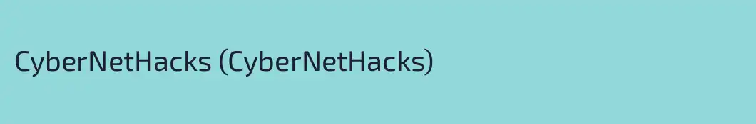 CyberNetHacks (CyberNetHacks)